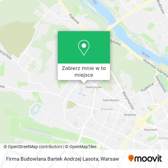 Mapa Firma Budowlana Bartek Andrzej Lasota