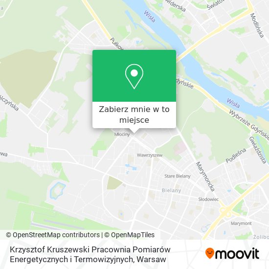 Mapa Krzysztof Kruszewski Pracownia Pomiarów Energetycznych i Termowizyjnych