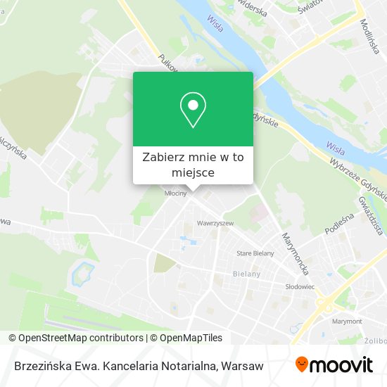 Mapa Brzezińska Ewa. Kancelaria Notarialna