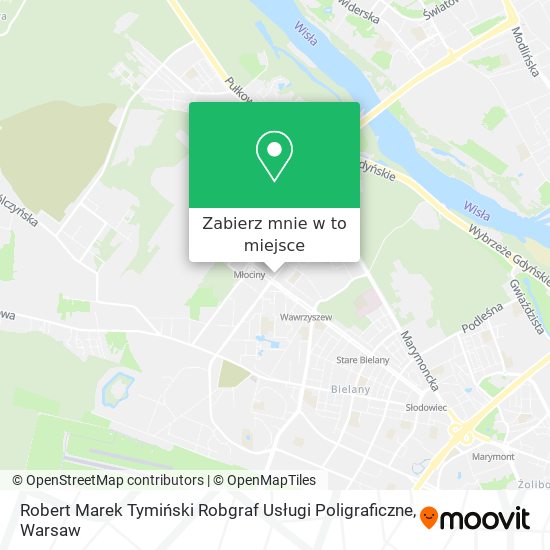 Mapa Robert Marek Tymiński Robgraf Usługi Poligraficzne