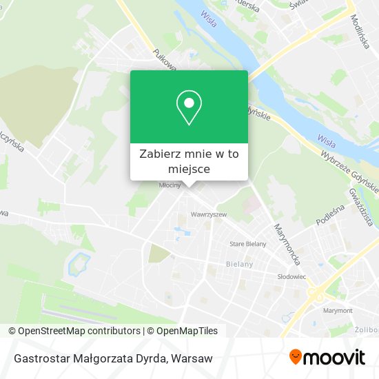 Mapa Gastrostar Małgorzata Dyrda