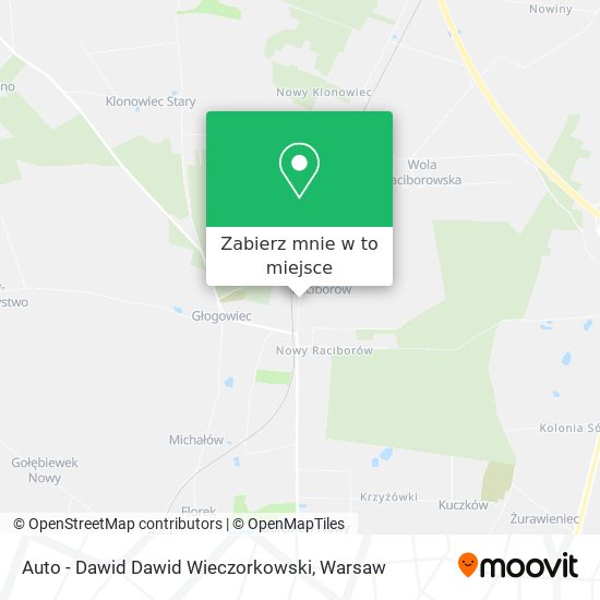 Mapa Auto - Dawid Dawid Wieczorkowski