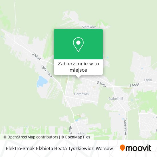 Mapa Elektro-Smak Elżbieta Beata Tyszkiewicz