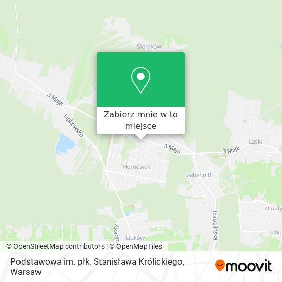 Mapa Podstawowa im. płk. Stanisława Królickiego