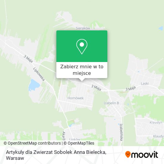 Mapa Artykuly dla Zwierzat Sobolek Anna Bielecka