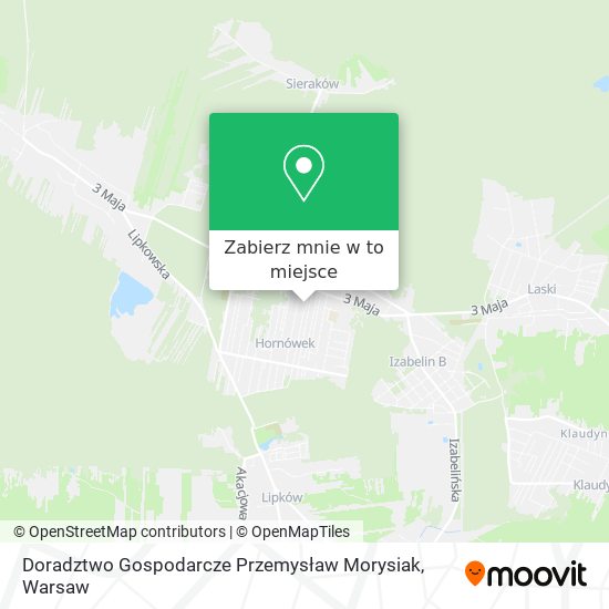 Mapa Doradztwo Gospodarcze Przemysław Morysiak