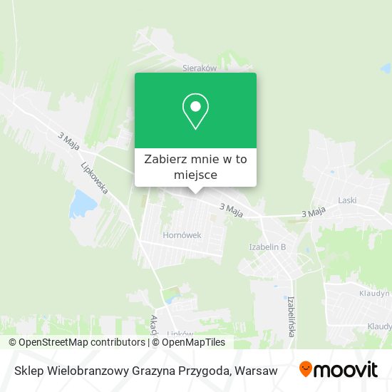 Mapa Sklep Wielobranzowy Grazyna Przygoda