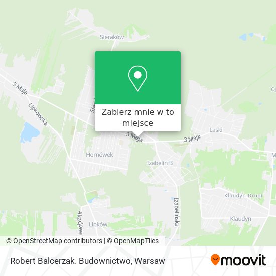 Mapa Robert Balcerzak. Budownictwo