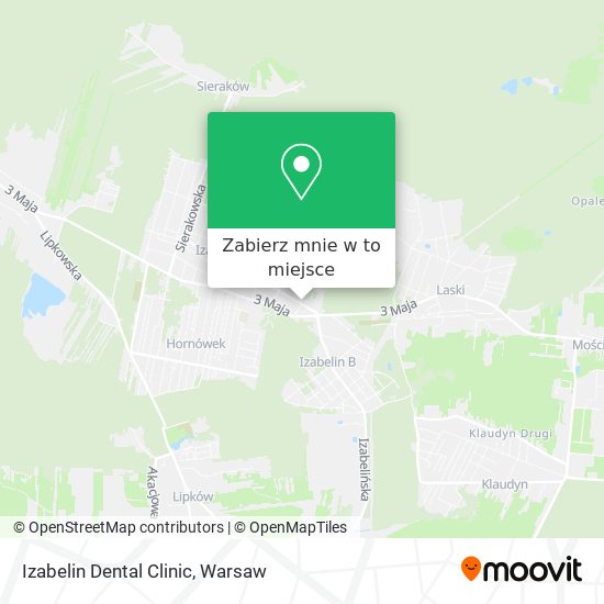 Mapa Izabelin Dental Clinic