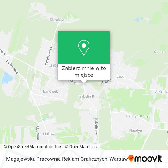 Mapa Magajewski. Pracownia Reklam Graficznych