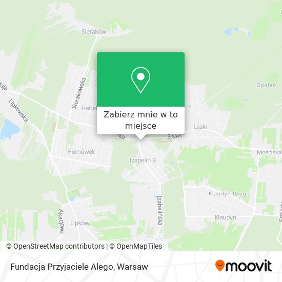 Mapa Fundacja Przyjaciele Alego