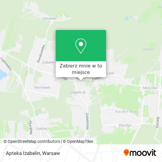 Mapa Apteka Izabelin