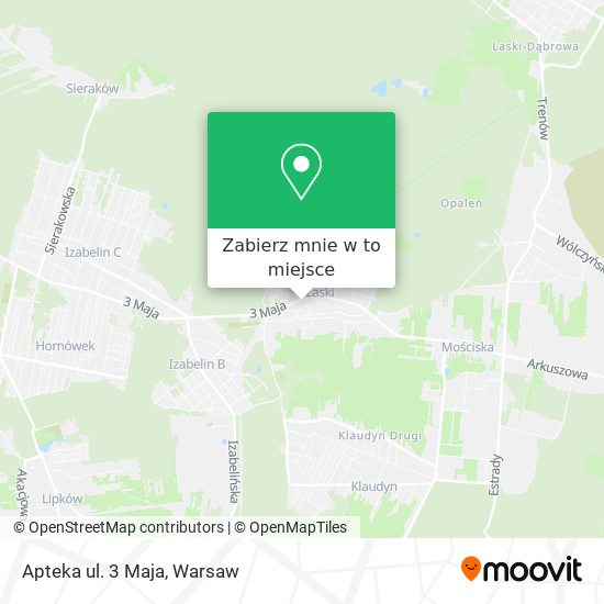 Mapa Apteka ul. 3 Maja