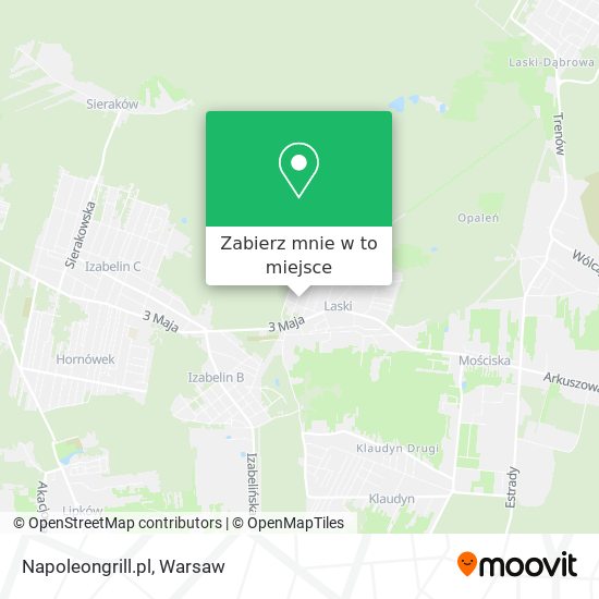 Mapa Napoleongrill.pl