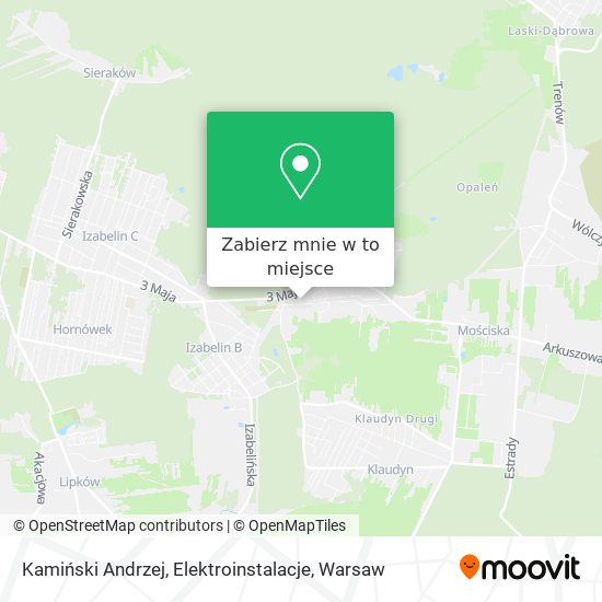 Mapa Kamiński Andrzej, Elektroinstalacje