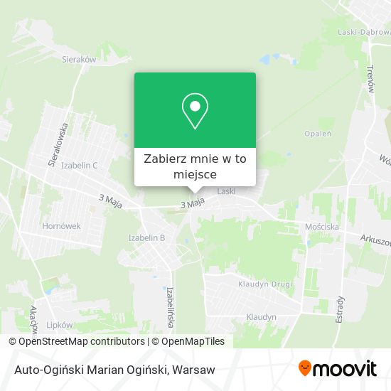 Mapa Auto-Ogiński Marian Ogiński