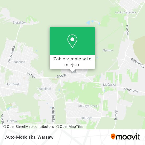 Mapa Auto-Mościska