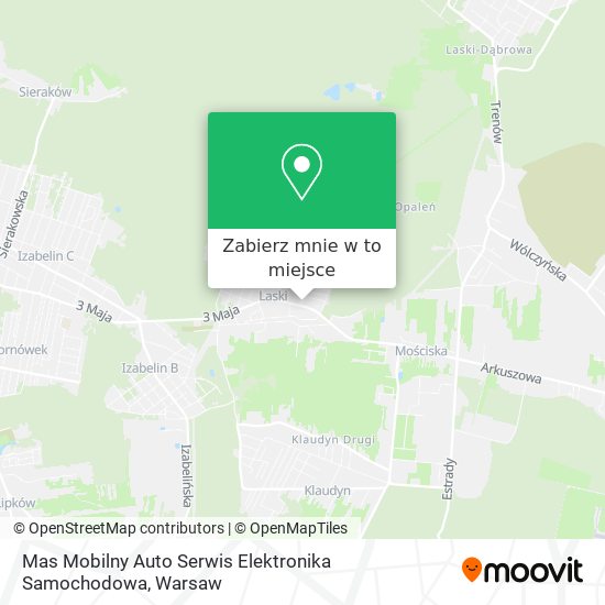 Mapa Mas Mobilny Auto Serwis Elektronika Samochodowa