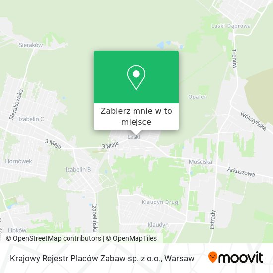 Mapa Krajowy Rejestr Placów Zabaw sp. z o.o.