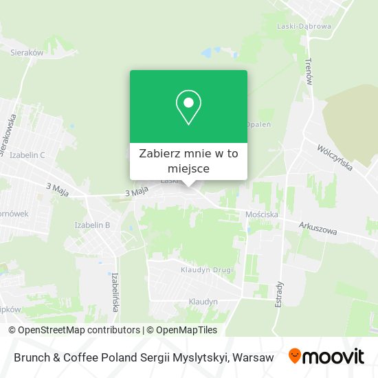 Mapa Brunch & Coffee Poland Sergii Myslytskyi