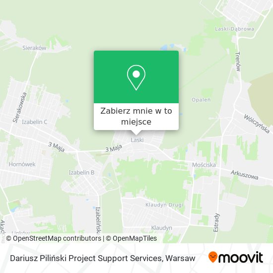 Mapa Dariusz Piliński Project Support Services