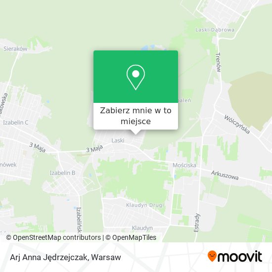 Mapa Arj Anna Jędrzejczak