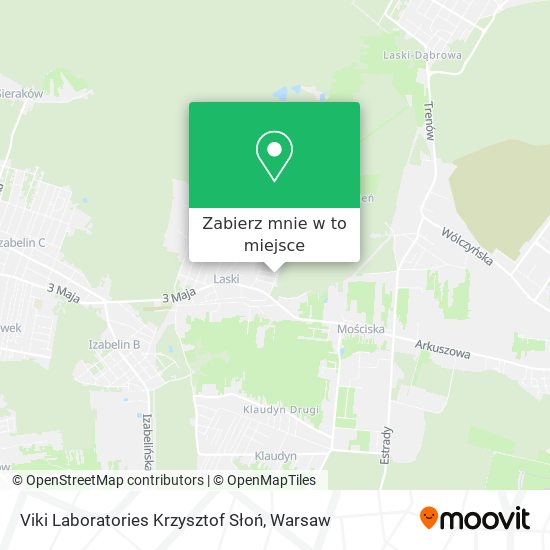 Mapa Viki Laboratories Krzysztof Słoń