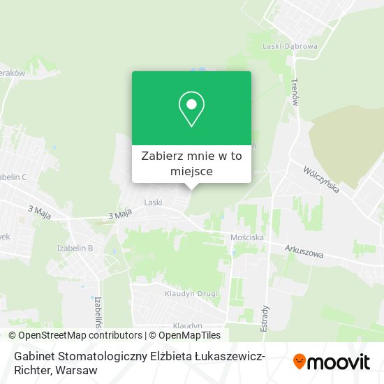 Mapa Gabinet Stomatologiczny Elżbieta Łukaszewicz-Richter