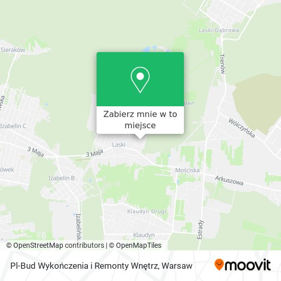 Mapa Pl-Bud Wykończenia i Remonty Wnętrz