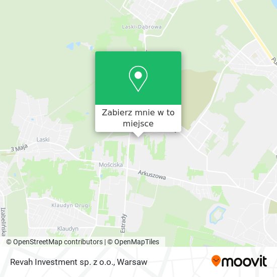 Mapa Revah Investment sp. z o.o.