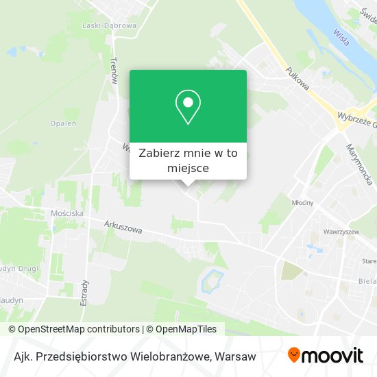 Mapa Ajk. Przedsiębiorstwo Wielobranżowe