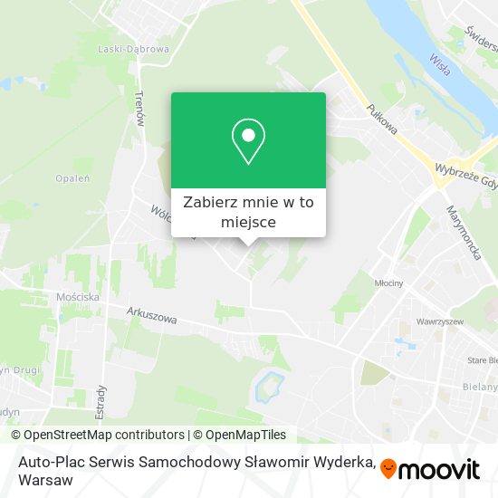 Mapa Auto-Plac Serwis Samochodowy Sławomir Wyderka