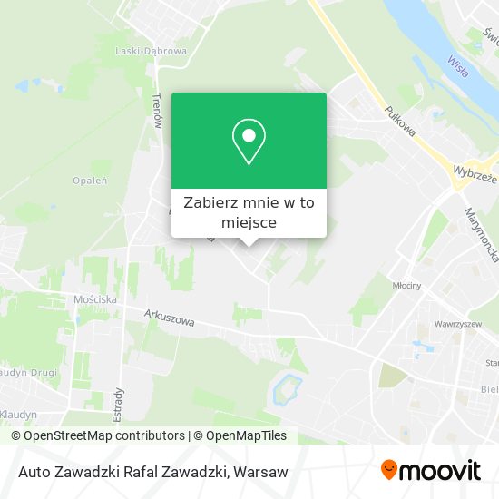 Mapa Auto Zawadzki Rafal Zawadzki