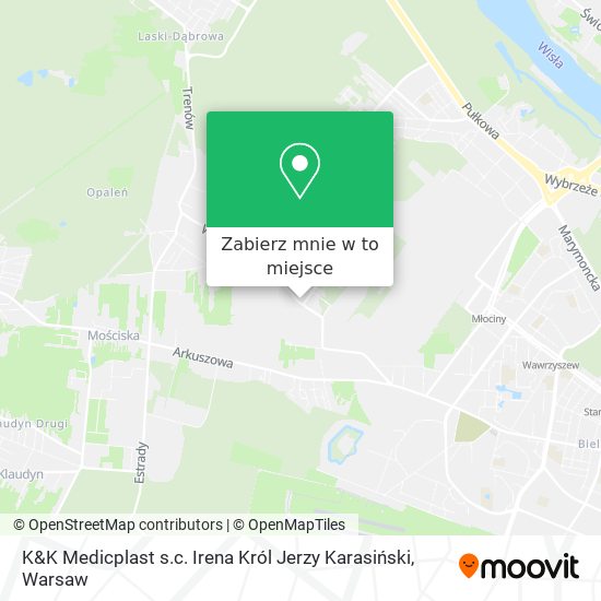 Mapa K&K Medicplast s.c. Irena Król Jerzy Karasiński