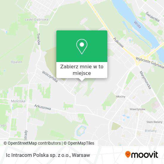 Mapa Ic Intracom Polska sp. z o.o.