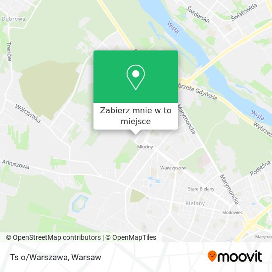 Mapa Ts o/Warszawa