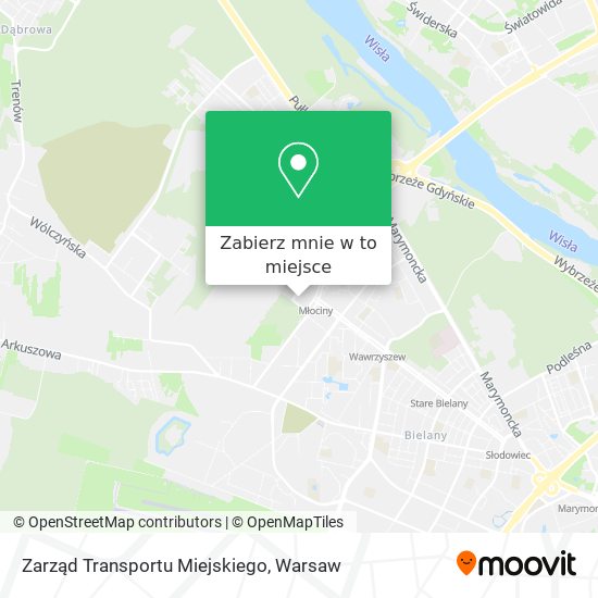 Mapa Zarząd Transportu Miejskiego