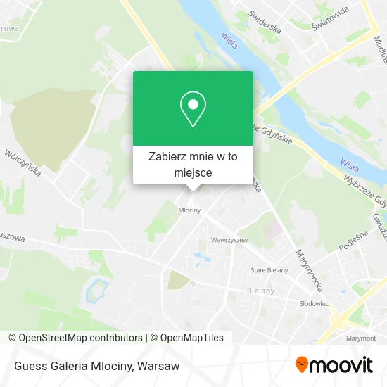 Mapa Guess Galeria Mlociny