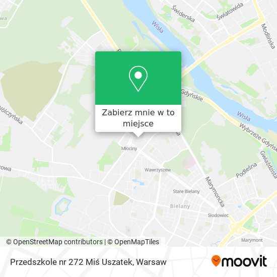 Mapa Przedszkole nr 272 Miś Uszatek