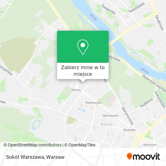 Mapa Sokół Warszawa