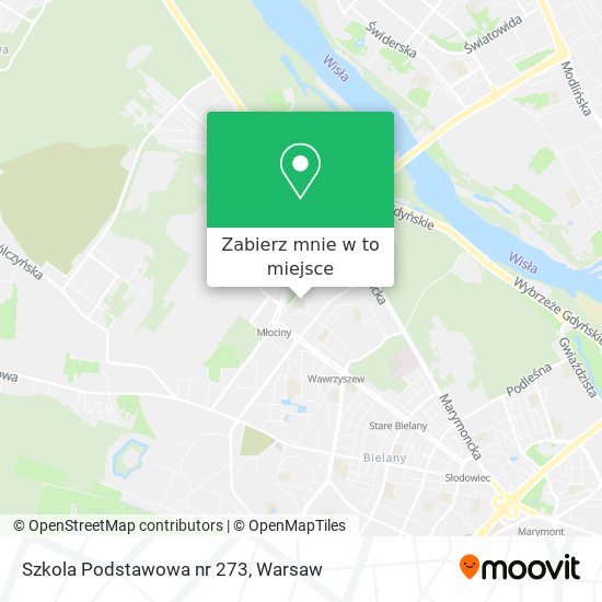 Mapa Szkola Podstawowa nr 273