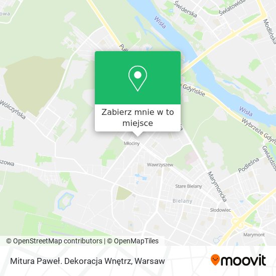 Mapa Mitura Paweł. Dekoracja Wnętrz