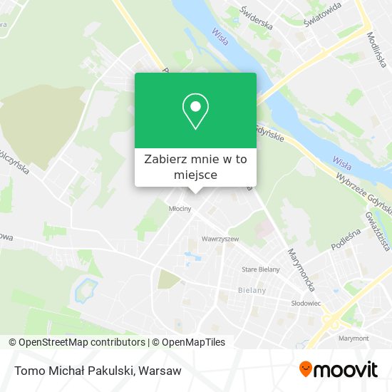 Mapa Tomo Michał Pakulski