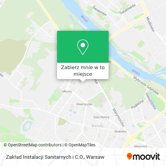 Mapa Zakład Instalacji Sanitarnych i C.O.