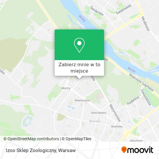 Mapa Izoo Sklep Zoologiczny