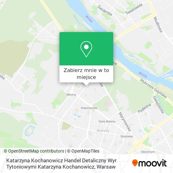 Mapa Katarzyna Kochanowicz Handel Detaliczny Wyr Tytoniowymi Katarzyna Kochanowicz