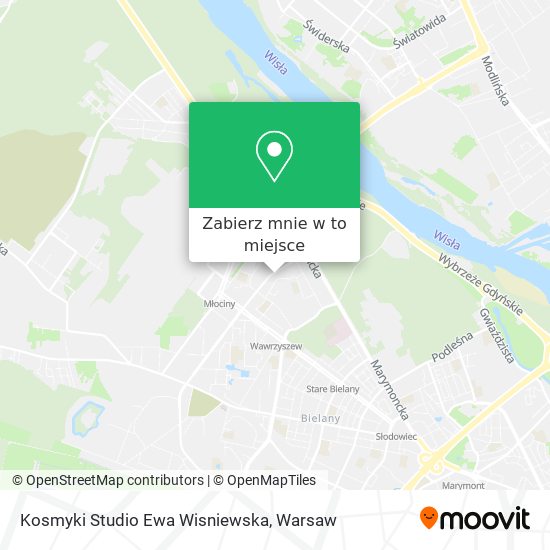 Mapa Kosmyki Studio Ewa Wisniewska