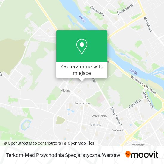 Mapa Terkom-Med Przychodnia Specjalistyczna