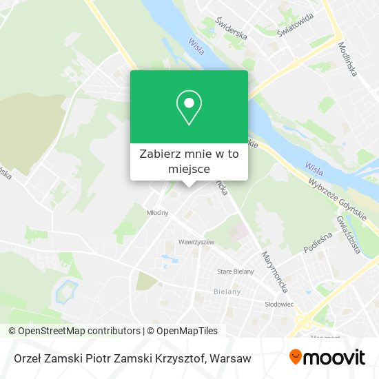 Mapa Orzeł Zamski Piotr Zamski Krzysztof