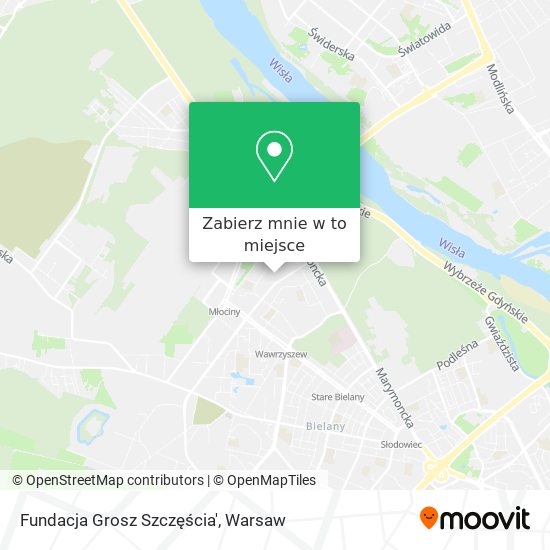 Mapa Fundacja Grosz Szczęścia'